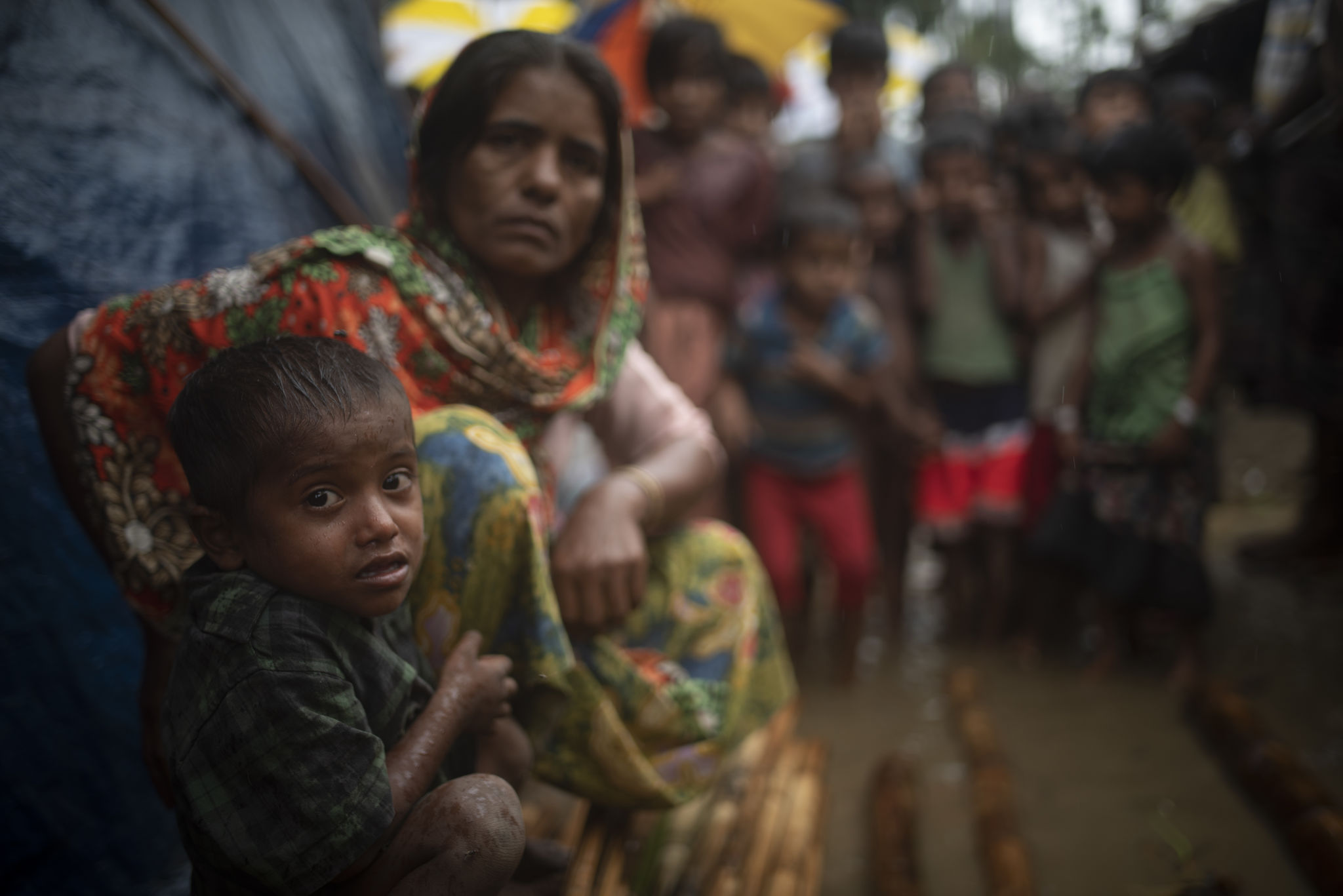 Woman and child in Bangladesh