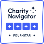 four Star rating badge logo for Charity Navigator.