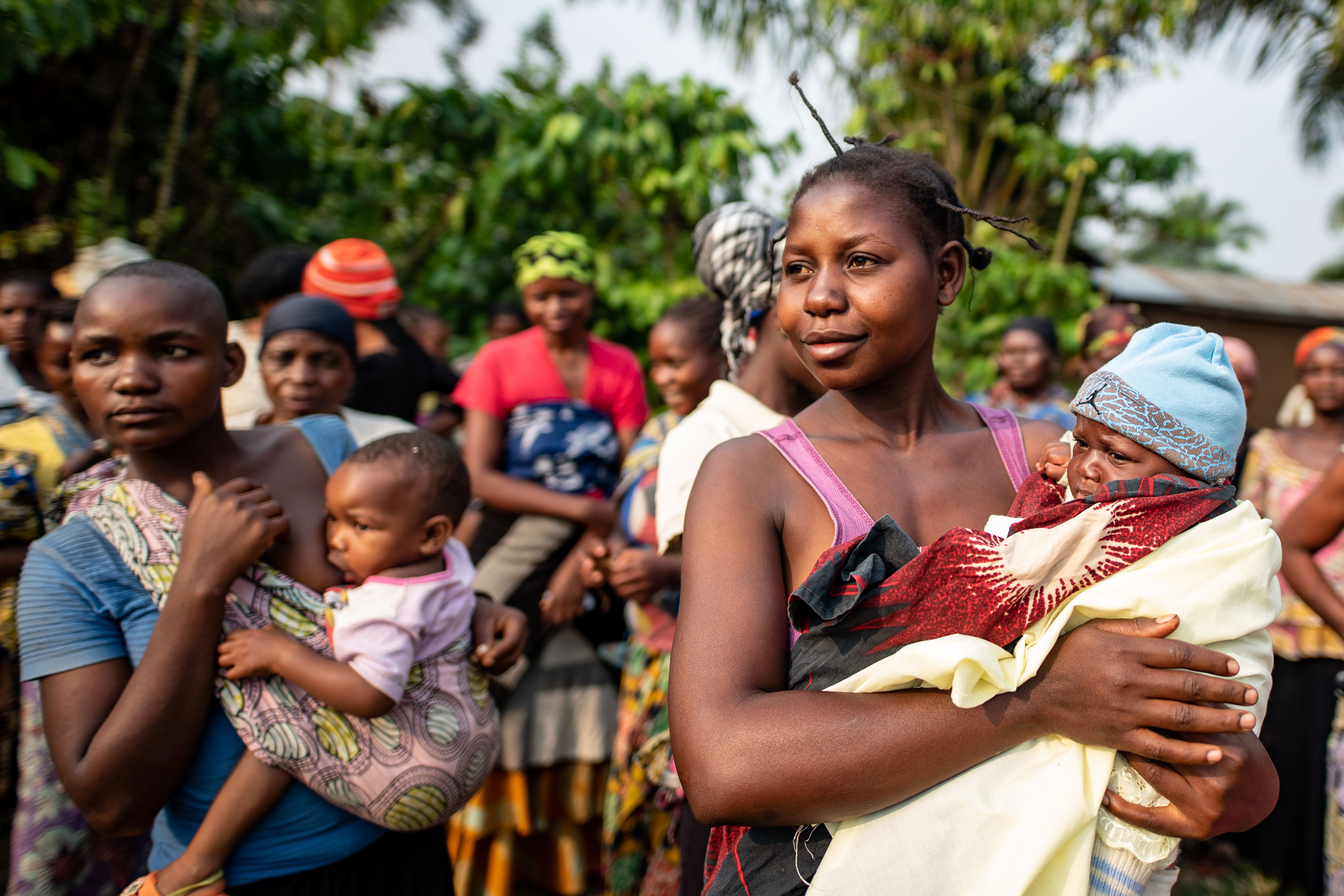 Mother and baby in DR Congo