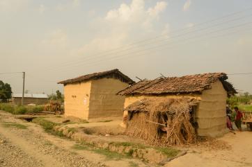 Mud-brick house