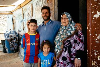 Hammoudi with family