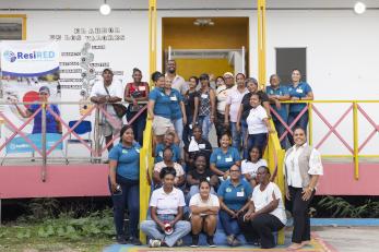 During an emergency readiness workshop, participants learned how to coordinate rescue, evacuation, and first aid to prepare for future disasters in san andrés.