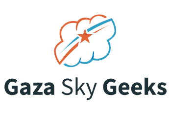 Gaza sky geeks logo.