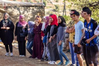 A group of young Jordanians
