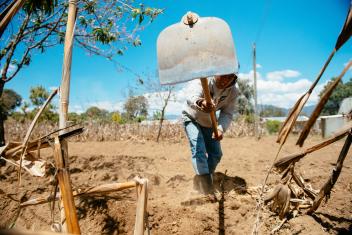 Many youth from Gabriel's rural Guatemalan community migrate to Guatemala City or the United States in search of economic opportunity. But thanks to a Mercy Corps program near his home, now he is sowing the seeds of opportunity by learning to farm maize, peas and lima beans and saving money to start a small business. "In my country we can fulfill our dreams," he says. "What we set our minds to we can achieve."