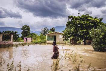Flooding from Hurricane Matthew washed out roads and bridges in Haiti, cutting many communities off from information and aid.