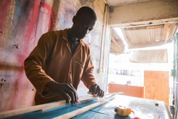 Before using Lynk, Julius considered himself lucky if his carpentry business would get two customers per week. Now, after using Lynk to connect with customers, he has double the workload and is getting more clients with better pay.