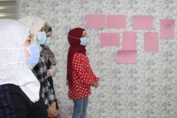 In Jordan’s Azraq camp, adolescent girls are designing their own safe space and sessions to talk about the issues they care most about.