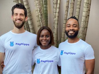 The payhippo team standing togther.